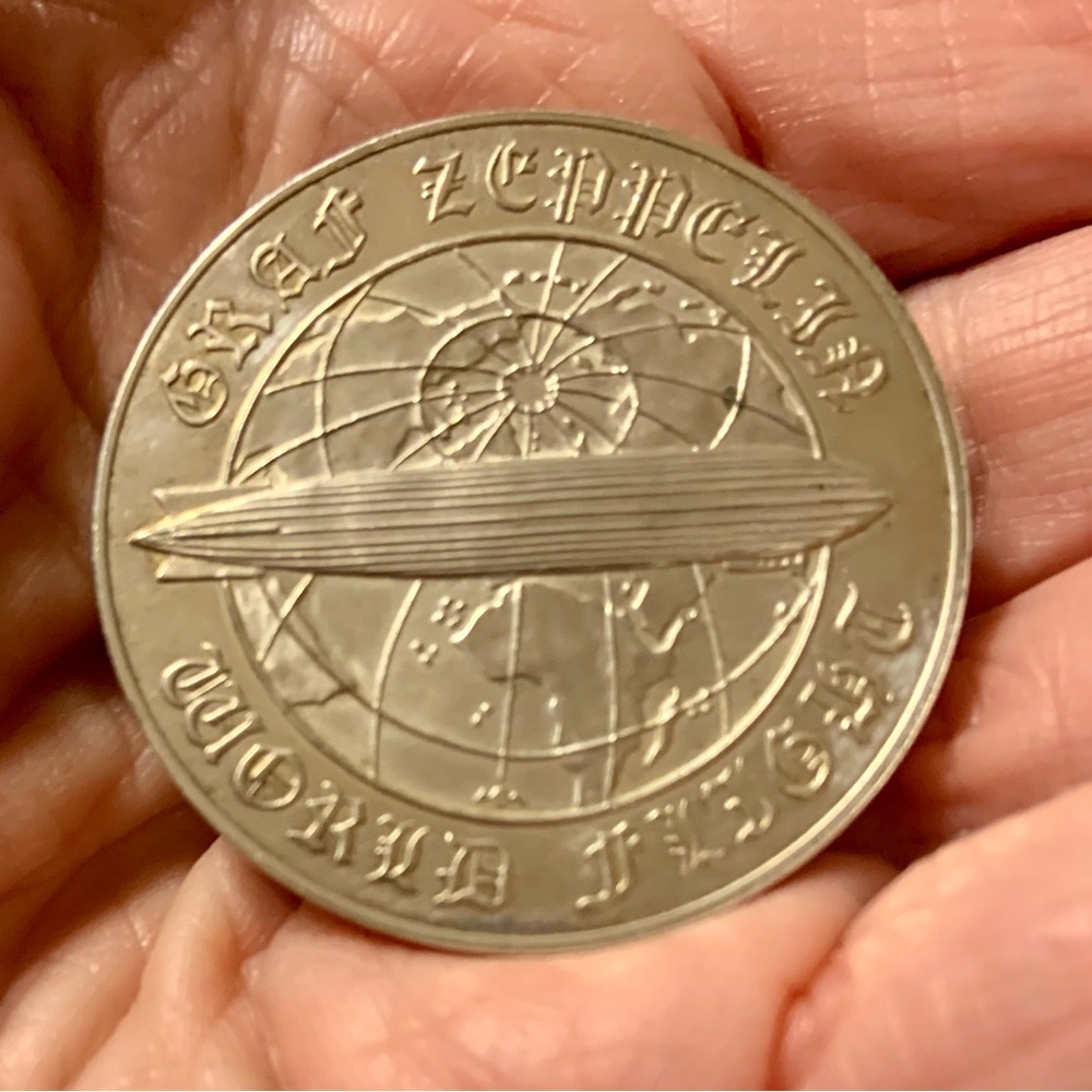 Graf Zeppelin World Flight Table Medal